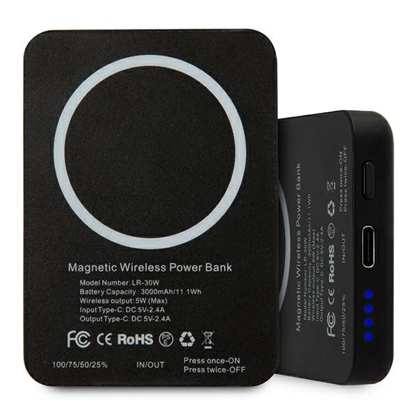 Powerbank indukcyjny Magsafe KLPBMSOIBK 3000mAh 