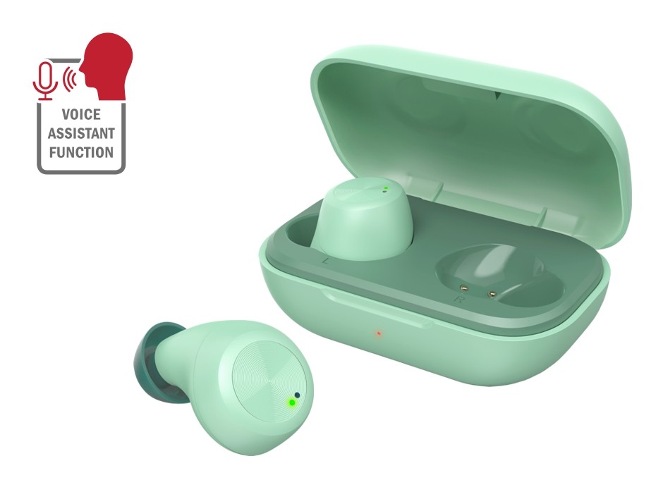 Słuchawki dokanałowe BT TW Spirit Chop miętowe