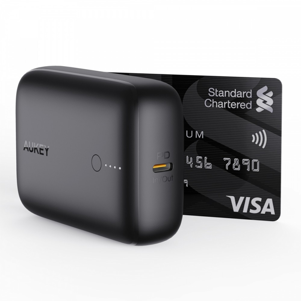 PB-N83 Mini ultraszybki Power Bank | 10000 mAh | 20W | 2xUSB | Quick Charge 3.0 18W | Power Delivery 3.0 PD 20W | Fast Charge | Pass-Through Charging