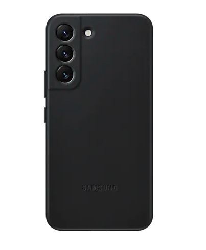 Etui Leather Cover S22 black 